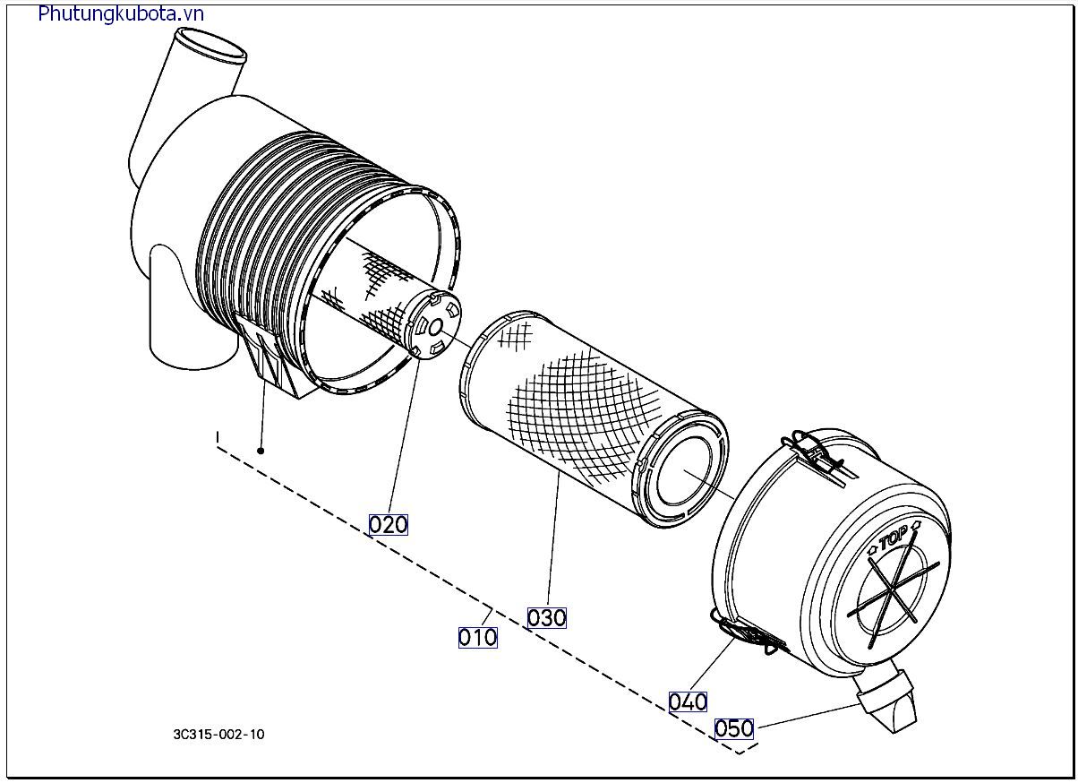 Lọc khí ( những bộ phận cấu thành)